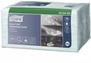 Протирочный нетканый безворсовый материал Tork в мини салфетках 190493