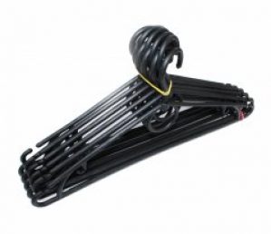 Набор вешалок Пласт 42 см 10 шт черных (01-50-04)