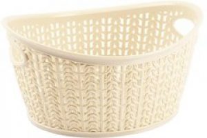 Корзина UCS Knit овальная 3.3 л Кремовая (116705)