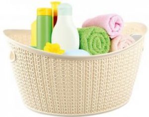 Корзина UCS Knit овальная 9 л Кремовая (69001)