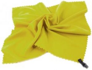 Спортивное полотенце Spokey Nemo 40х40 см Желтое (927941)