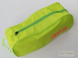 Чехол сумка для обуви STN салатового цвета с прозрачной вставкой