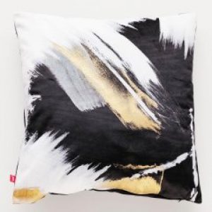 Декоративная наволочка Home&You Paints 45 х 45 см Черный