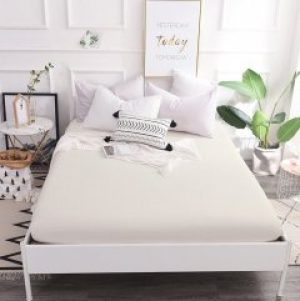 Простынь на резинке MirSon 0001 Moko White 80х190х25 (2200001076709)