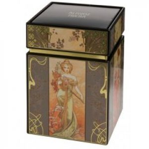 Подарочная коробка для чая Альфонс Муха металл Германия 410884