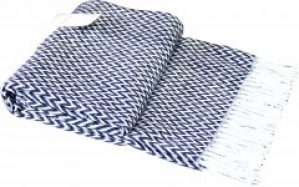 Плед Vladi Валенсия Антонио 140х200 Бело-синий (2200000553430)