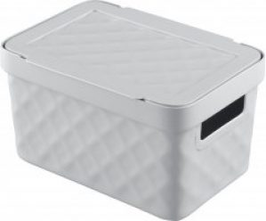 Корзина пластиковая Heidrun Diamond Box 4.5 л Серая (7080_серая)