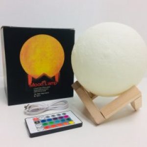 Настольный светильник Magic 3D Moon Lamp 15 см с пультом управления от USB