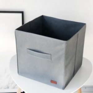 Текстильный кофр для хранения вещей/игрушек HY-30-grey (Серый)