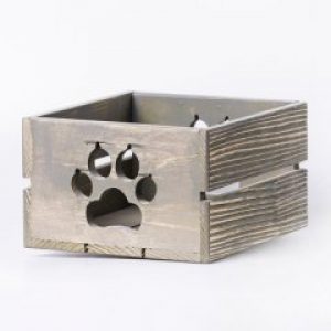 Ящик деревянный с лапкой Мастерская мистера Томаса 15х17х9.5см серый