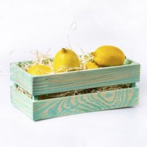 Ящик деревянный с реек Мастерская мистера Томаса 12х16х9см нефритовый