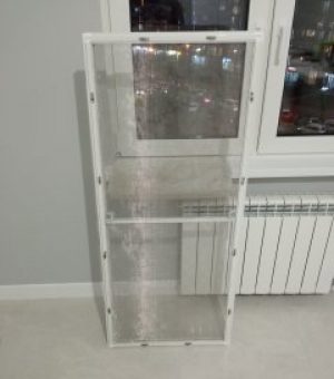 Антикошка - Москитная сетка на окна стальное полотно Alumil 50х150см (РС97)