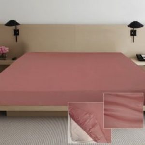 Простынь на резинке Ярослав сатин Чайная роза 07 (180*200+20см)