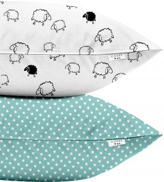 Набор наволочек Cosas Set Pillow Sheep Dots Mint 50х70 2 шт (4822052023730)