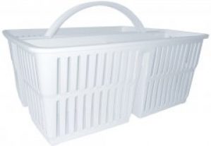 Кухонный органайзер Irak Plastik на 3 отделения Белый (6410kmd)