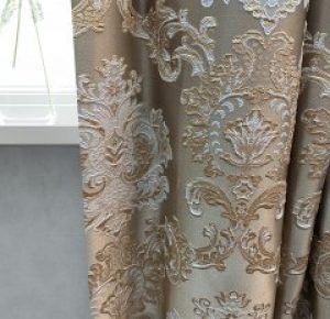 Шторы Adagio Windows Decor Версаль Беж 150х290 см (2 шторы) из плотного гобелена