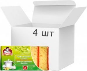 Губка кухонная Помощница Сырок 5 шт (4820164962039)