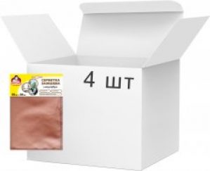 Набор салфеток Помощница с микрофибры Замшевая 4 упаковки (4820212001871)