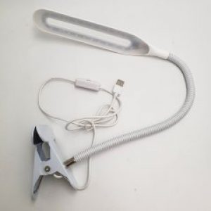 Светодиодная настольная USB лампа гибкая на прищепке 24 LED UKC XSD 206 белый