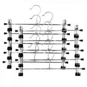 Набор вешалок Hanger для брюк с прищепками металлических 40 см 10 шт (06-03-04)