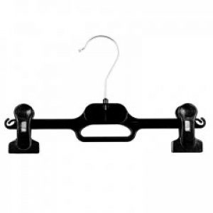 Вешалка детская брючная Mainetti с прищепками пластиковая 26 см черная (06-04-05)