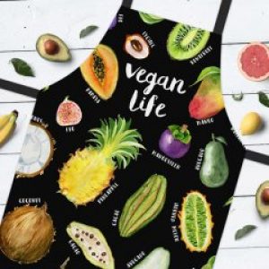 Фартук полноцветный Сolorful Presentville Vegan life 75x51 см