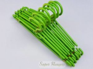Набор 10 шт детские плечики вешалки ДПД 32 см пластмассовые салатовые