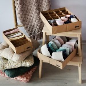 Набор органайзеров для нижнего белья 3 шт Beg003 (Бежевый)