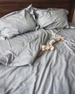 Комплект постельного белья IMAH Бязь 100% Хлопок (простынь на резинке) Двуспальный 211d5070rezhbnw