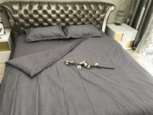 Комплект постельного белья IMAH Страйп Сатин 100% Хлопок King Size 204