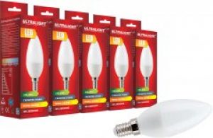 Светодиодная лампа Ultralight LED C37 5W 3000K E14 (UL-51889) 5 шт