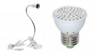 Фитолампа GreenHouse GR-5 с светильником-прищепка