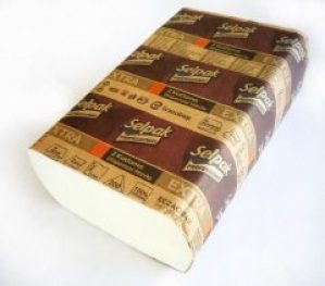 Бумажное полотенце Selpak Pro Extra Z-сложение Двухслойное 200 шт