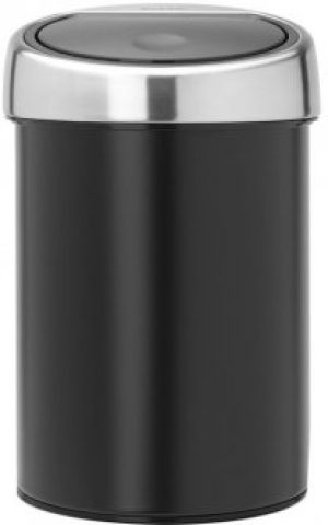 Бак для мусора Brabantia TOUCH BIN 3 л Черный матовый (364440)