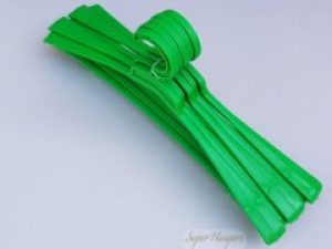 Набор 5 шт плечики вешалки Гем 45 см пластмассовые зеленые