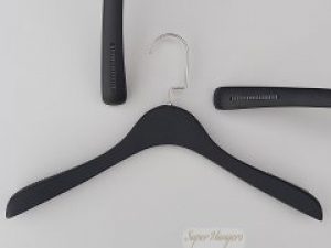 Плечики вешалка Hanger OV38 38 см деревянная матовая черного цвета