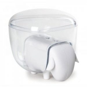 Контейнер для хранения ватных палочек и дисков 18x16x15 см. прозрачный Таиланд 115056