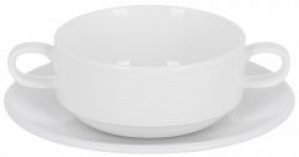 Набор бульонниц с блюдцами Westhill Style 280 мл 2 предмета (WH-3107-2)