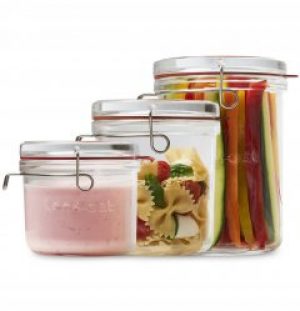 Набор банок Luigi Bormioli Lock-eat 3 шт (12400/01)