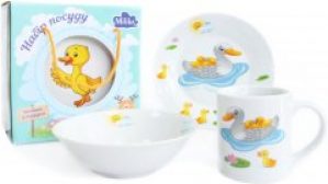 Набор посуды для завтрака Milika Duck Family 3 предмета (M0690-3)