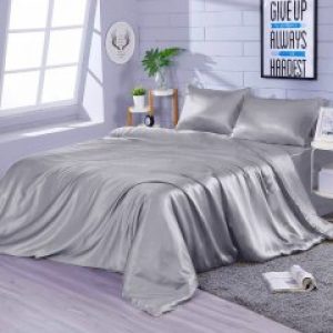 Постельное белье Zastelli Gainsboro Шелк (искусственный) серый полуторное 145х210
