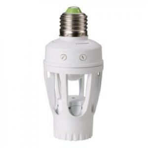 Датчик движения SEN127 E27 360° белый цокольный в патрон