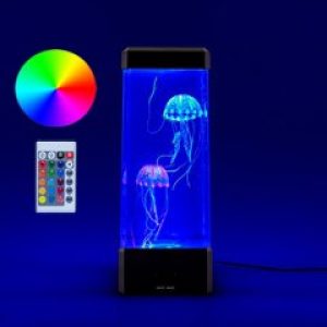 Детская настольная лампа-ночник со светодиодными медузами с пультом