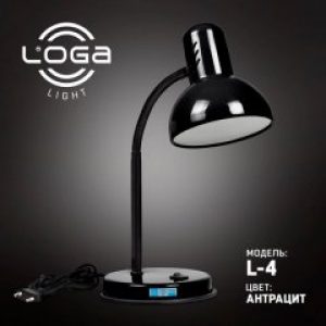 Настольная лампа LOGA Light L-4 Антрацит