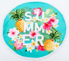 Пляжное полотенце MirSon №5055 Summer Time Garden stuff 150x150 см