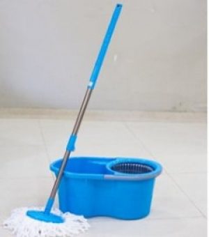 Набор для уборки (Ведро с отжимом и швабра) 480*265*260 мм