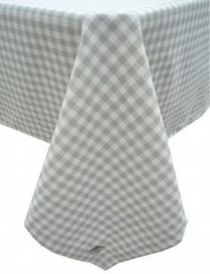 Скатерть Прованс Bella 85х85 Серая клетка (4823093416826)