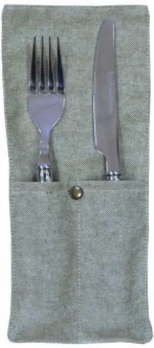 Чехол для столовых приборов Прованс Hygge Boa Хаки (4823093416024)