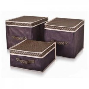 Короб FOR для хранения вещей коричневый 30х40х16 (111087)