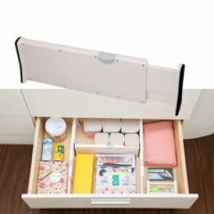 Телескопический раздвижной разделитель Memos в тумбочку (от 27.5 до 44 см)